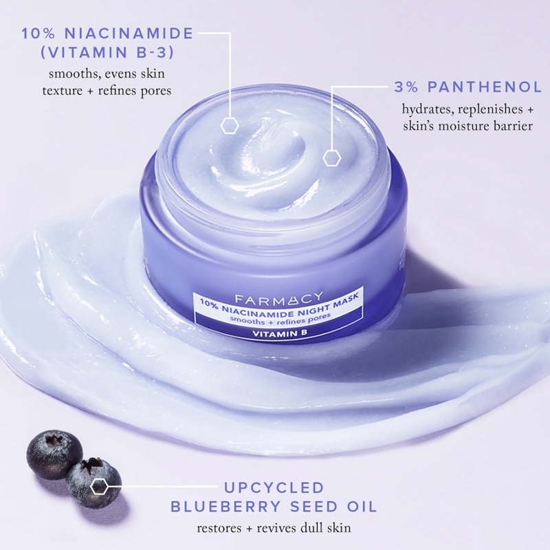 Mặt nạ ngủ Farmacy 10% Niacinamide Night Mask