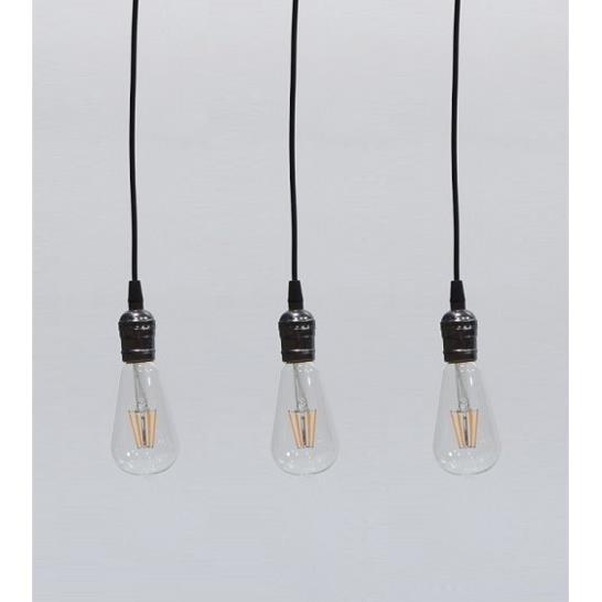Bộ 3 dây đèn thả cổ điển Vintage bóng đèn trang trí Edison ST64 4W