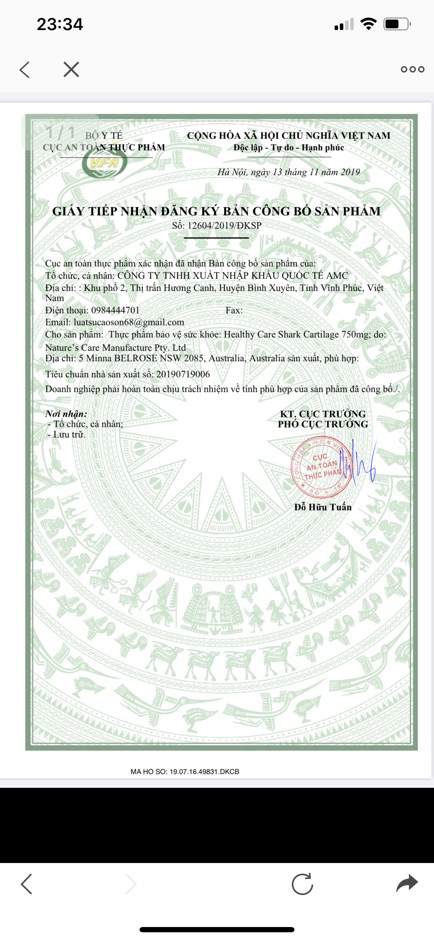 Sản phẩm HEALTHY CARE SHARK CARTILAGE 750MG | BigBuy360 - bigbuy360.vn