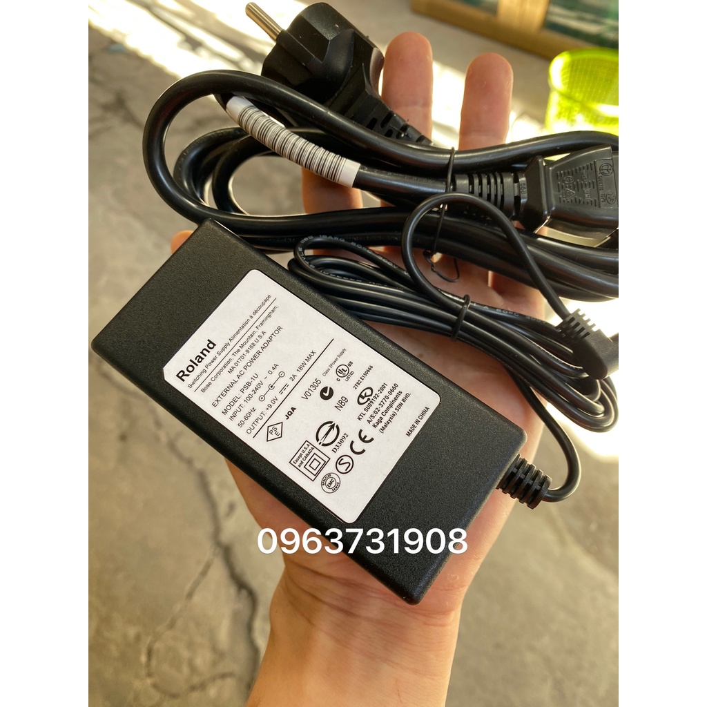 Bộ adapter nguồn Roland PSB-1U 9V 2A 18W chính hãng