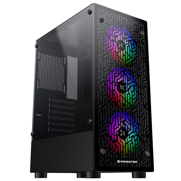 Vỏ CASE máy tính XIGMATEK NYA 3F (EN49523) KÈM 03 FAN