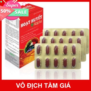 Hoạt Huyết Abipha - Hỗ trợ giảm các triệu chứng thiểu năng tuần hoàn não (Hộp 30 viên)