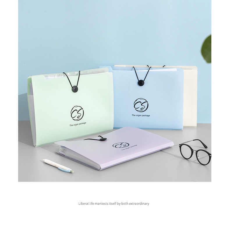 Bìa đựng tài liệu nhiều ngăn MODINA, túi đựng tài liệu 5 8 12 ngăn