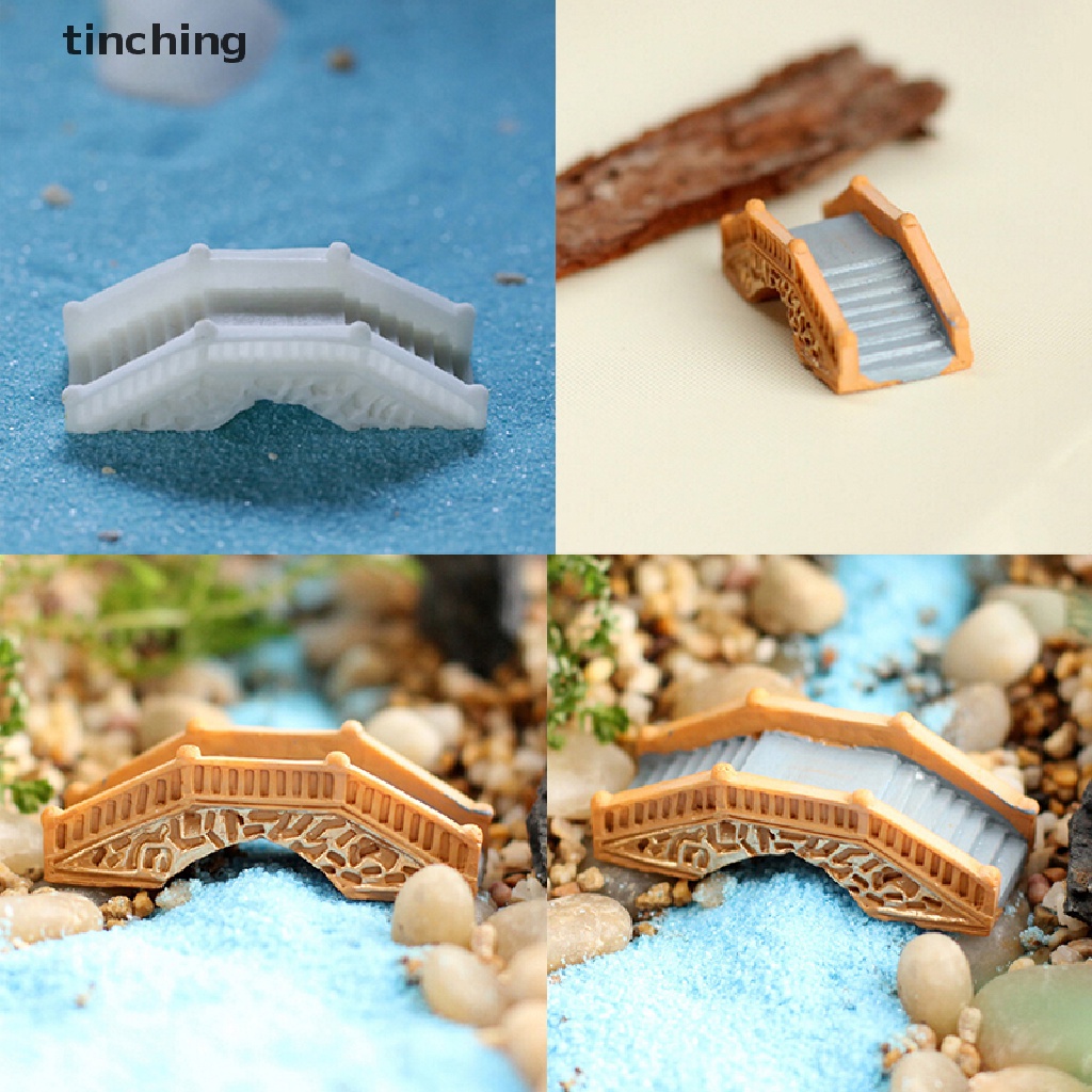 Mới 2 Quả Cầu Đá mini Màu Trắng Vàng Dùng Trang Trí Vườn