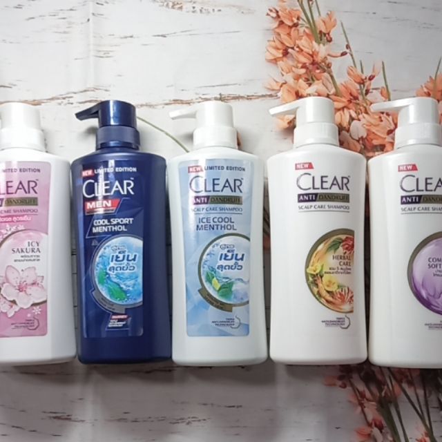 Dầu gội đầu clear thái lan