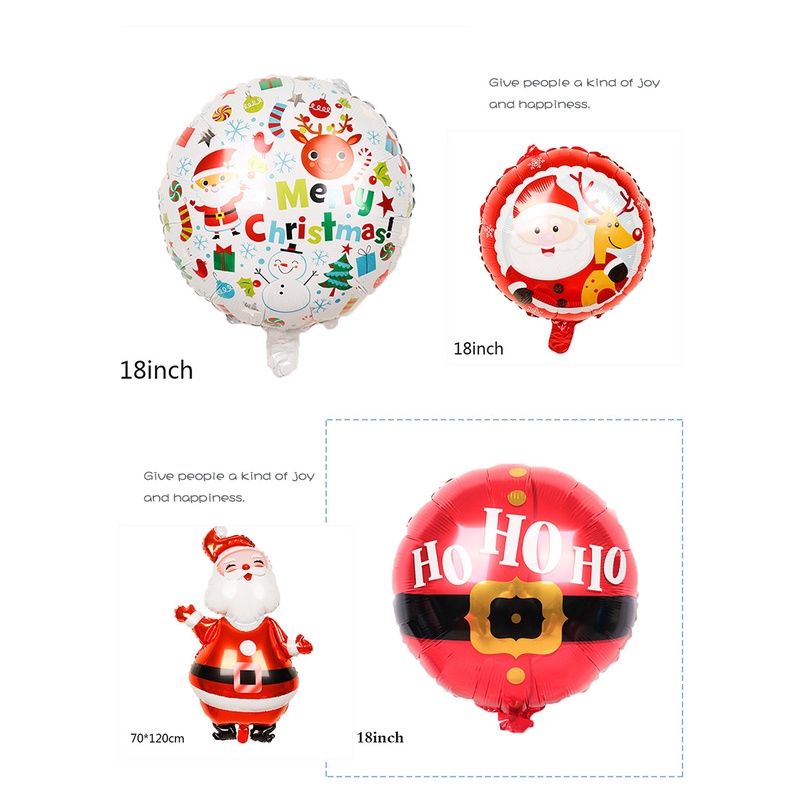 Bong bóng hình người tuyết kích thước 18 inch dùng trang trí tiệc Giáng Sinh