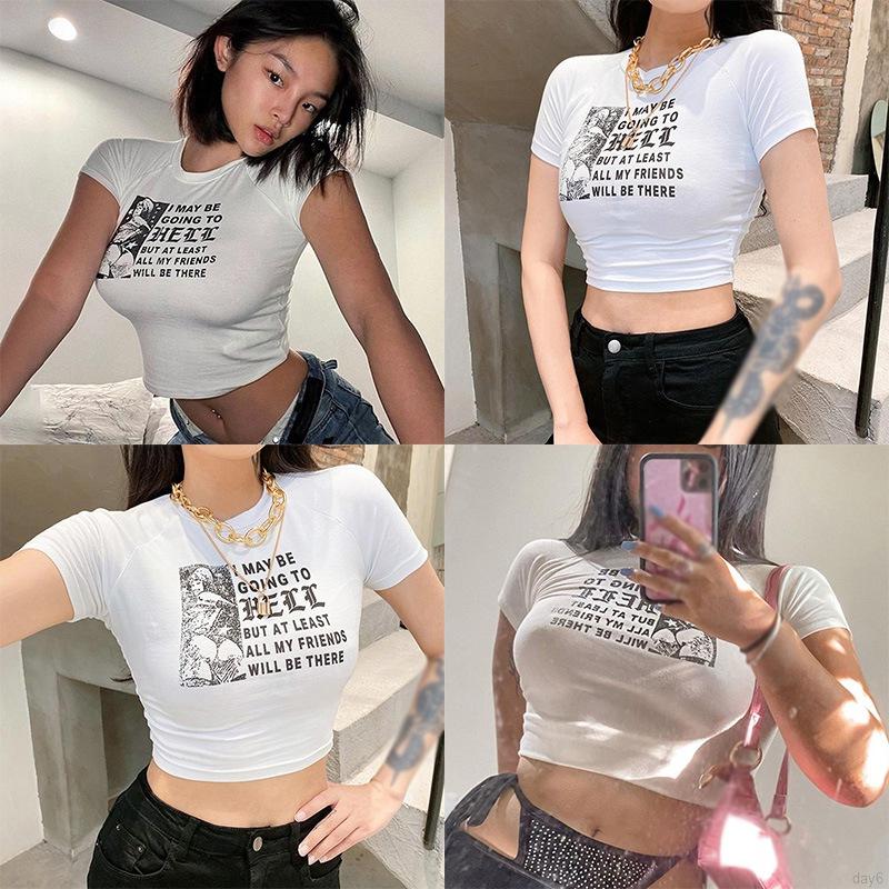 Áo Thun In Hình Cô Gái Gợi Cảm Cho Nữ