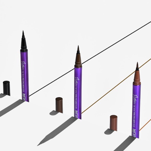 Bút kẻ mắt nước lâu trôi, không lem Merzy Bite The Beat Pen Eyeliner Flex 0.6g