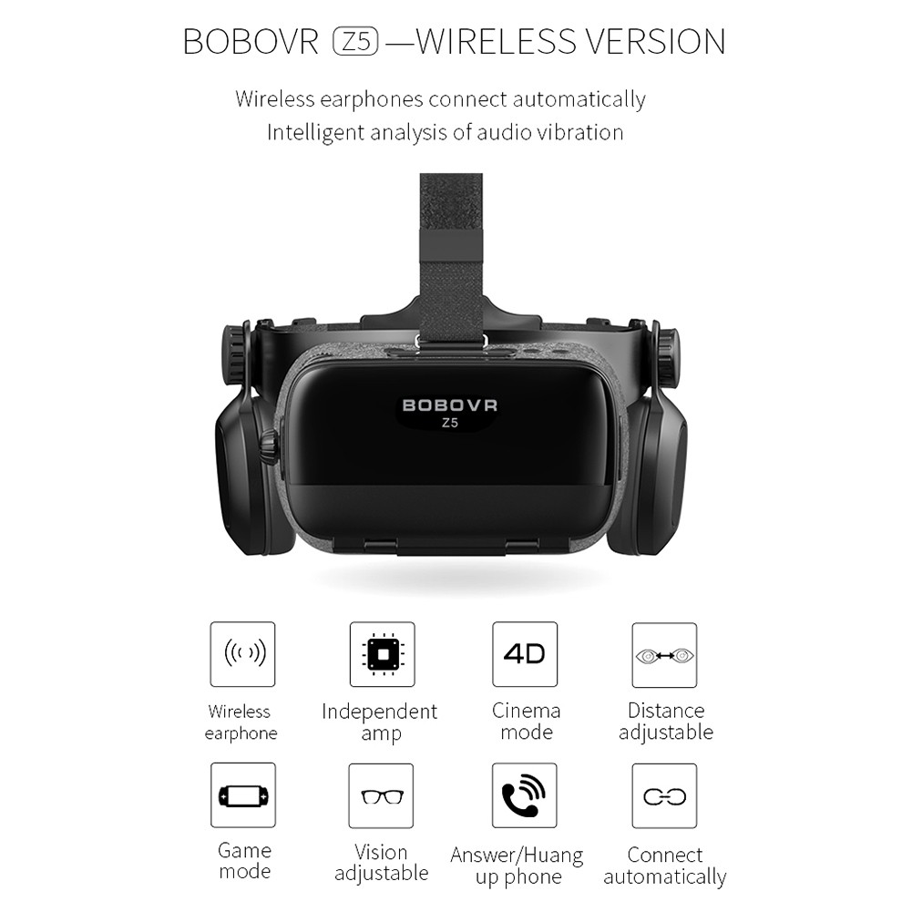 Kính thực tế ảo BOBOVR Z5 cho Samsung Galaxy S9 S8 Pixel 2 Daydream