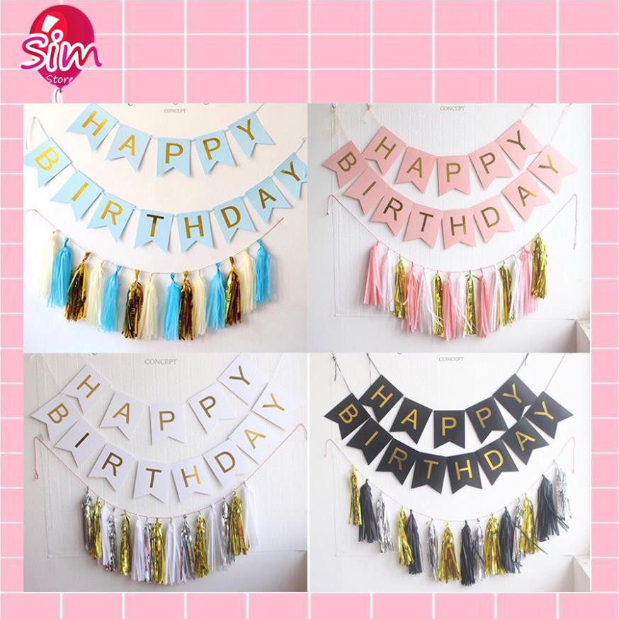 Dây Cờ Trang Trí Happy Birthday