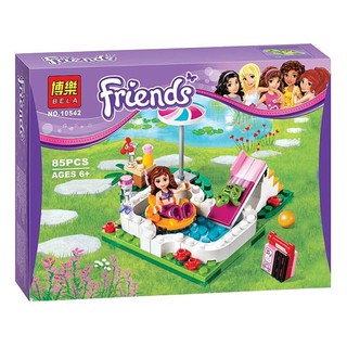 GIÁ RẺ NHẤT -Đồ chơi  Lego friends 10542 - bể bơi trong vườn nhà Olivia