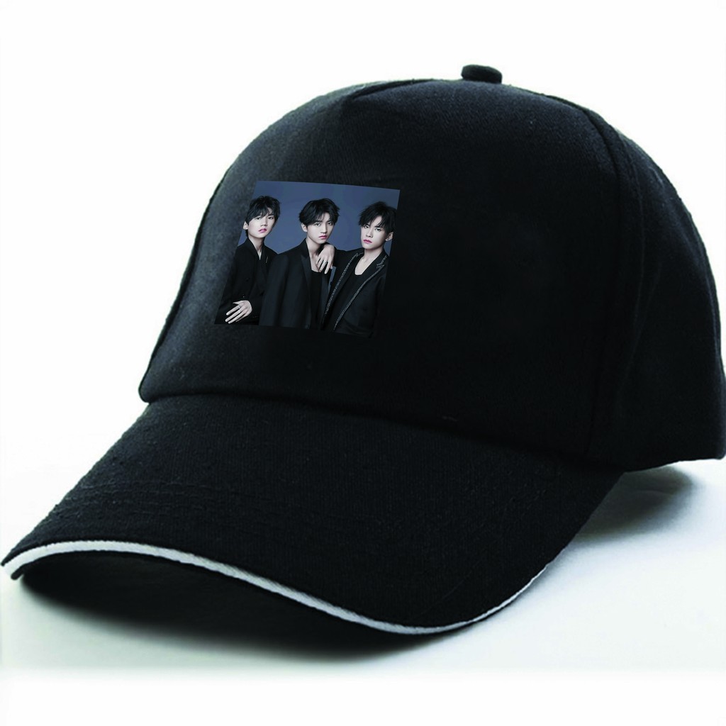 Mũ in hình TIÊU CHIẾN DƯƠNG MỊCH LA VÂN HI TRẦN LẬP NÔNG nón lưỡi trai