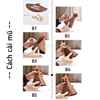 Nón sinh Nhật 3D vải nỉ