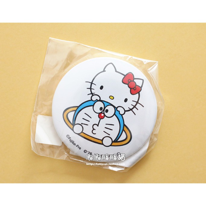 Huy Hiệu Cài Áo Hình Doraemon / Hello Kitty Xinh Xắn