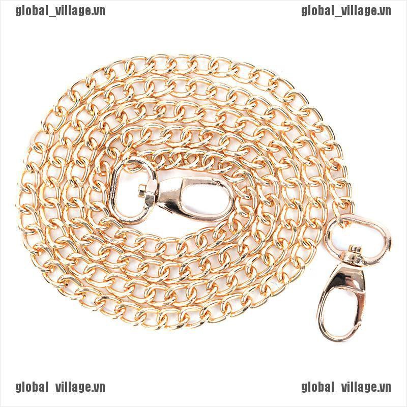 [global] 100cm Metal Purse Chain Strap Handle Shoulder Crossbody Bag Handbag Replacement [village]