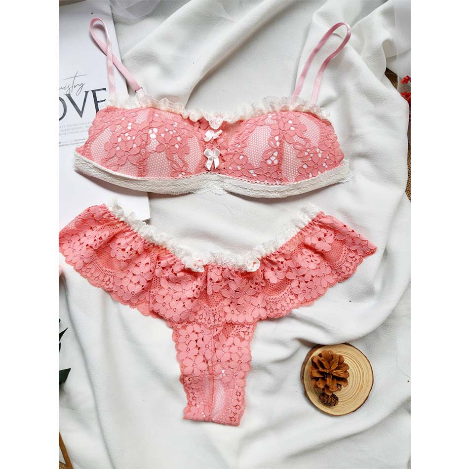 🍁 SIÊU SALE 🍁Bộ bralette baby màu hồng | BigBuy360 - bigbuy360.vn