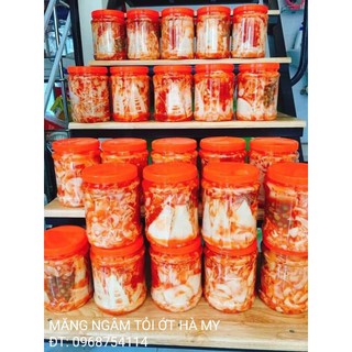 Măng ngâm tỏi ớt chua - cay - mặn - ngọt