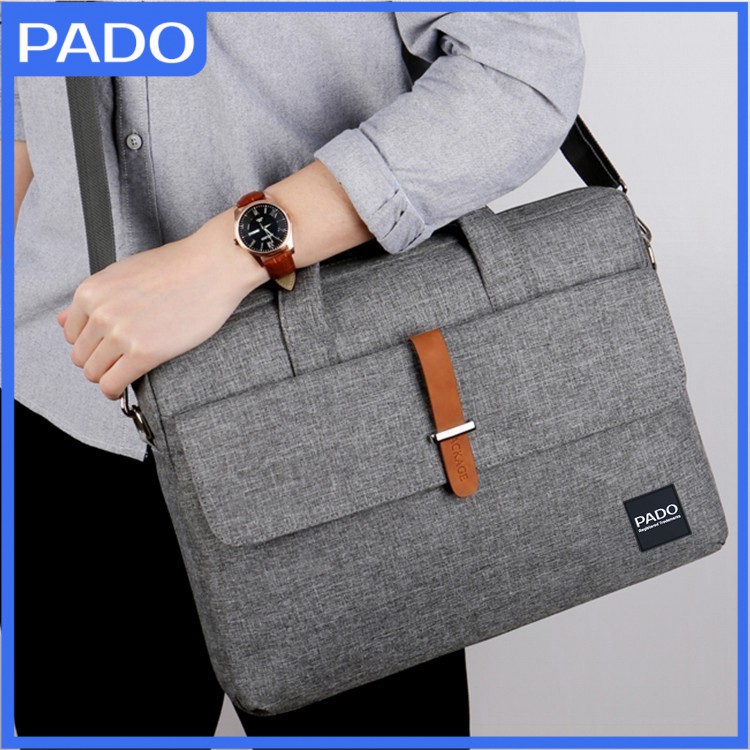 Túi laptop nam nữ thời trang công sở PADO 467 thiết kế chống thấm đựng được laptop 15.6inch