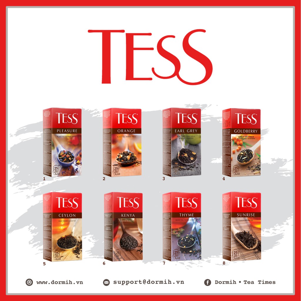 Tess Teabags Collection Trà nhúng túi lọc Tess Tea Shopee Việt Nam