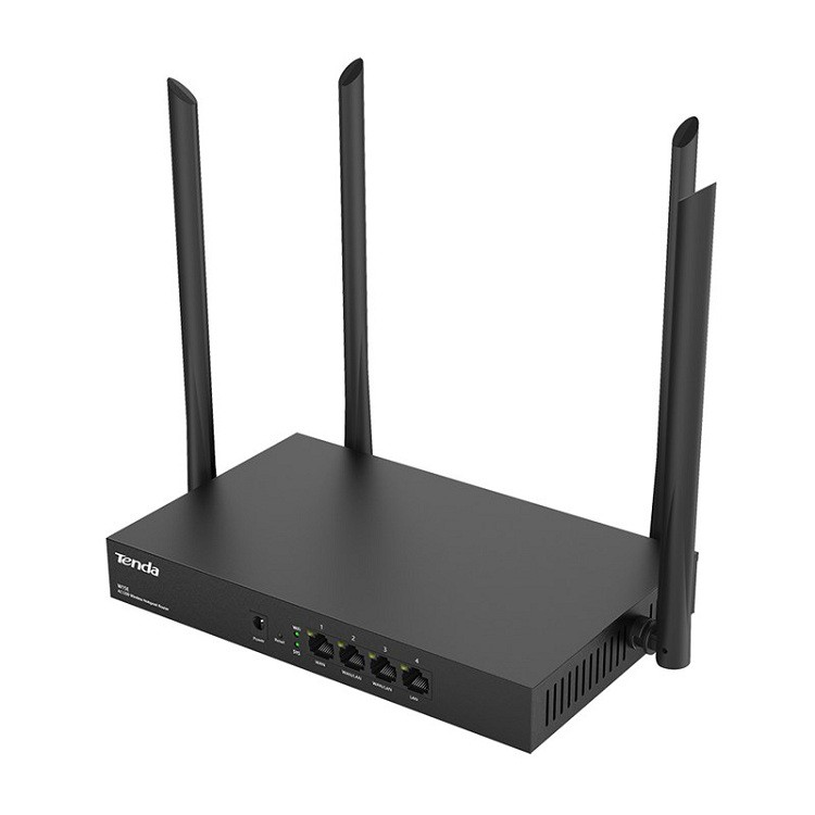 Tenda Wifi hotspot Router W15E, Hai Băng Tần, chịu tải 30-50 user, với 3 cổng WAN hỗ trợ cân bằng tải