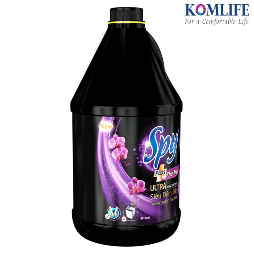 Nước giặt xả vải quần áo đồ lót đa năng 2 trong 1, nuoc xa vai SPY 2 mùi hương – dung tích 3.5-4.4l