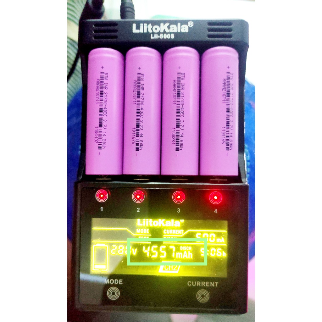 Pin 21700 dung lượng cao 4000-4500mah BTW chuẩn dung lượng tháo khối lỗi mạch chưa sử dụng