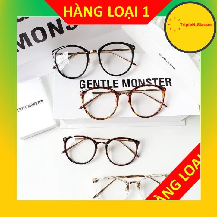 Gọng kính cận mắt mèo kim loại A126 kèm tròng 0 độ chống ánh sáng bảo vệ mắt trước màn hình
