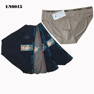 Bộ 05 quần lót tam giác nam Proben thun lạnh 2 lưng