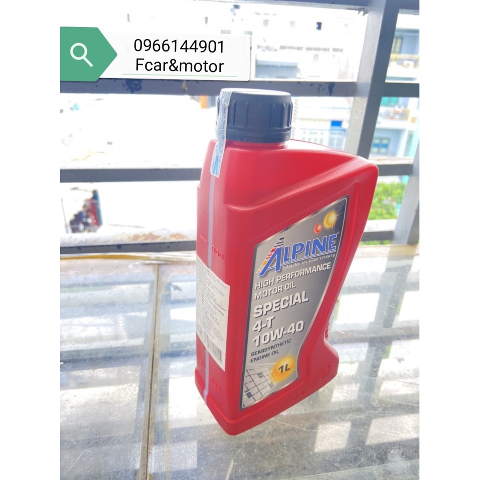 Nhớt ALPINE SPECIAL 4-T 10W40 sản xuất từ Đức 1L