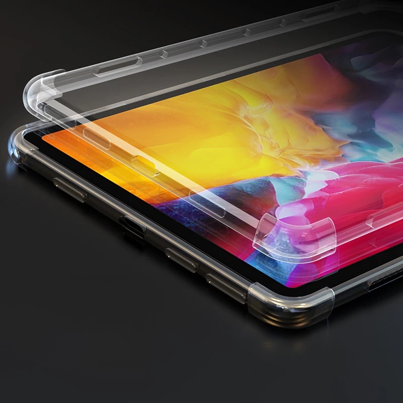 Ốp máy tính bảng trong suốt có túi khí thích hợp cho Samsung Galaxy Tab S7 FE S7 Lite 12.4 S7 Plus S6 Lite S5e