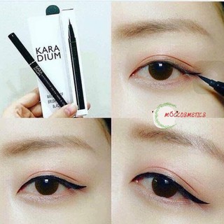 Bút Kẻ Mắt KARADIUM WATERPROOF BRUSH LINER BLACK Siêu Mảnh