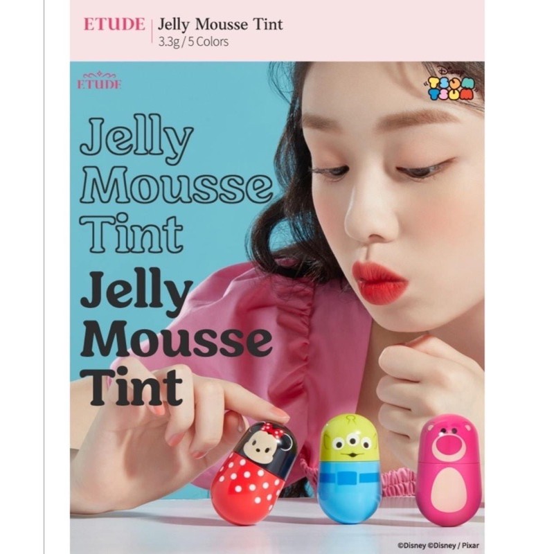 (Chính hãng)  SON TINT ETUDE HOUSE DISNEY JELLY MOUSSE TINT | BigBuy360 - bigbuy360.vn