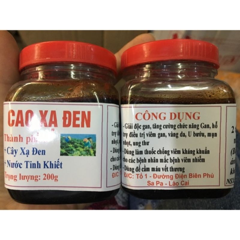 Cao Xạ Đen Hộp 200gr