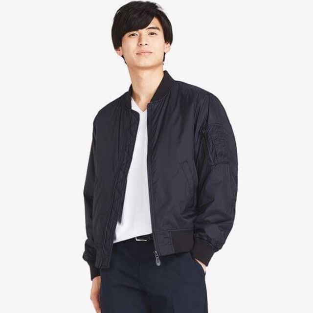 Áo gió bomber 2 lớp Uniqlo