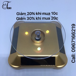 đế xoay trưng bày sản phẩm có đèn led