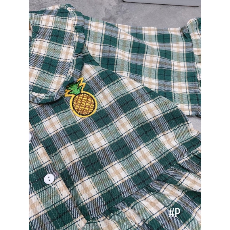 [ẢNH THẬT] Váy Babydoll Kẻ Xanh Siêu Hot , Đầm Kẻ Nữ Dáng Xoè Siêu Xinh