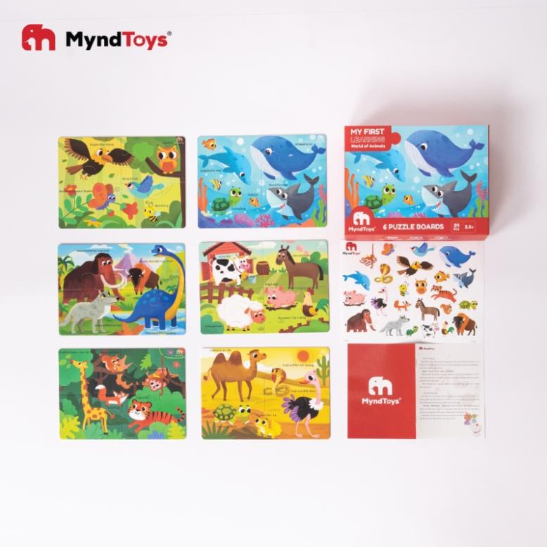 Đồ Chơi Giáo Dục Myndtoys My First Learning - World of Animals Dành Cho Các Bé Trên 3 Tuổi