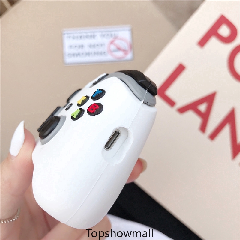 Vỏ bọc bảo vệ hộp đựng tai nghe Airpods Pro thiết kế dạng tay cầm chơi game XBOX