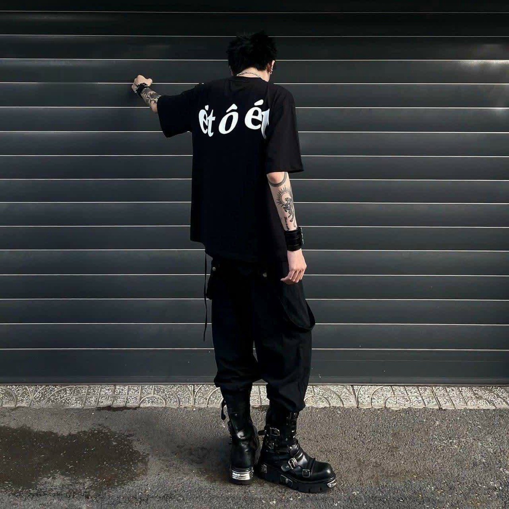 Áo thun Tay Lỡ Nam Nữ ÉT Ô ÉT in hai mặt thun cotton mềm cổ tròn gây bão thị trường việt