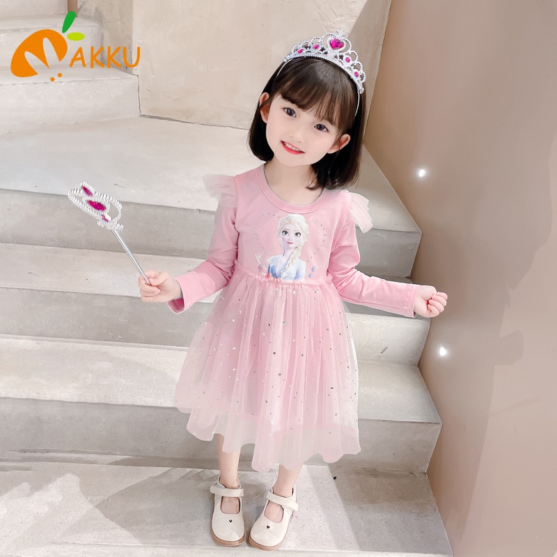 Dress Girl Princess Dresses Kids Unicorn Birthday Cosplay Cute Korean Macaron Boutique AKKU