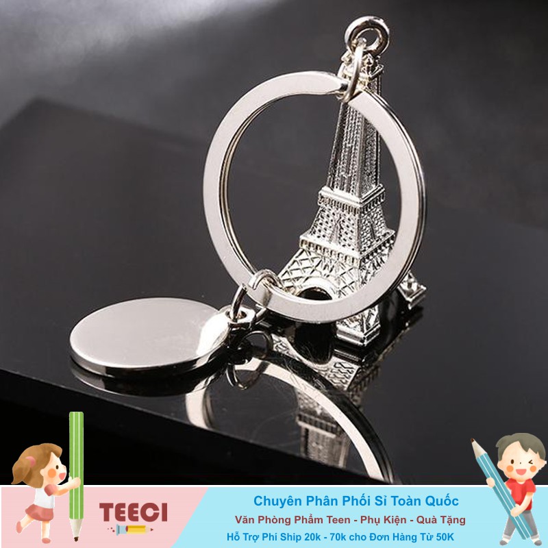 Móc Treo Chìa Khóa Balo Túi Xách Tháp Eiffel T248 (Màu Sắc Ngẫu Nhiên)