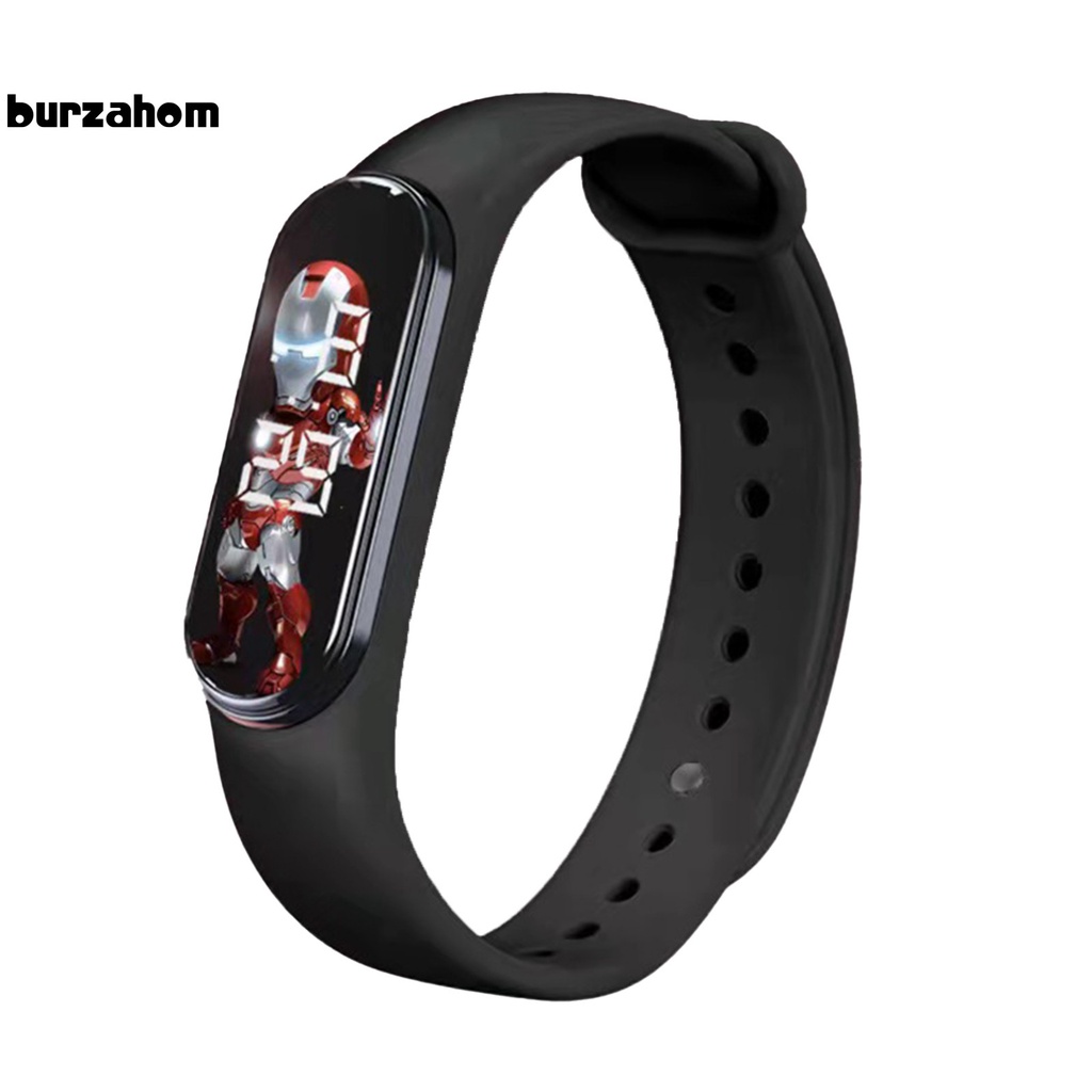 Đồng hồ kỹ thuật số điện tử màn hình LED trang trí hình hoạt hình dễ thương dành cho học sinh