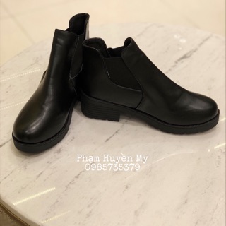 Bốt da trơn hàng đẹp 5cm