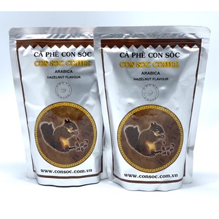 CAFE CON SÓC BỊCH NÂU 500GAM-CÀ PHÊ PHA PHIN