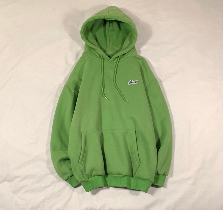 Áo Hoodie Dáng Rộng Màu Trơn Phong Cách Hàn Quốc Cho Cặp Đôi | BigBuy360 - bigbuy360.vn