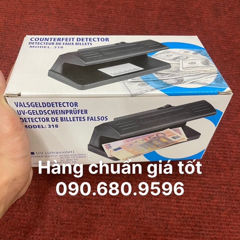 Máy Soi Tiền Giả Bằng Đèn Bàn UV 1 Bóng, Tia Cực Tím Khá Mạnh