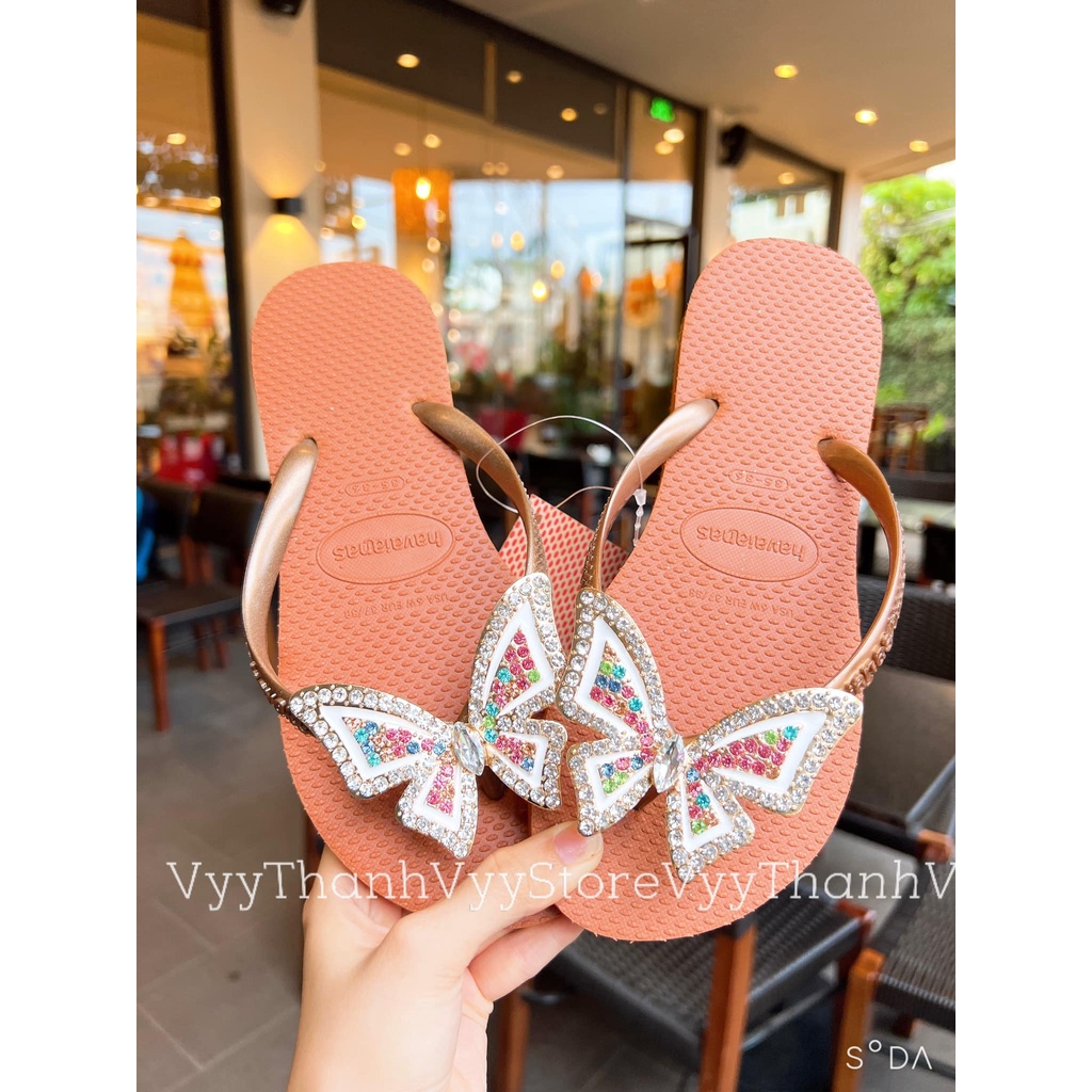 Dép kẹp nữ chram đồng tiền xoay