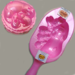 Bộ 2 Khuôn Làm Bánh Trung Thu Heo Bầy Ngộ Nghĩnh