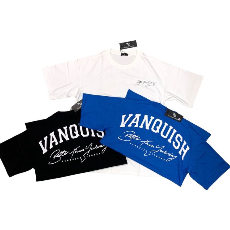 [sale sốc] áo oversize gym nam VANQUISH, áo thun thể thao