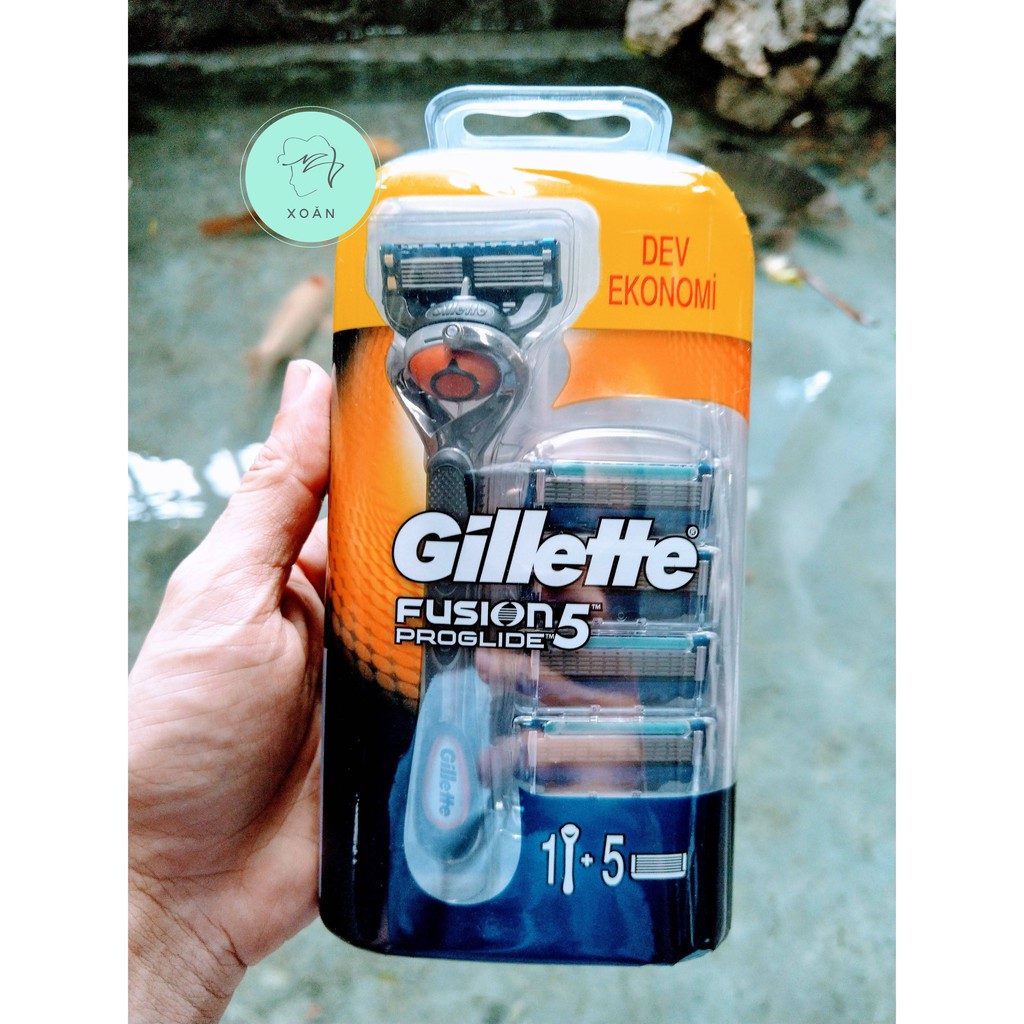 Dao cạo râu Gillette Fusion 5 (1 cán và 5 đầu)